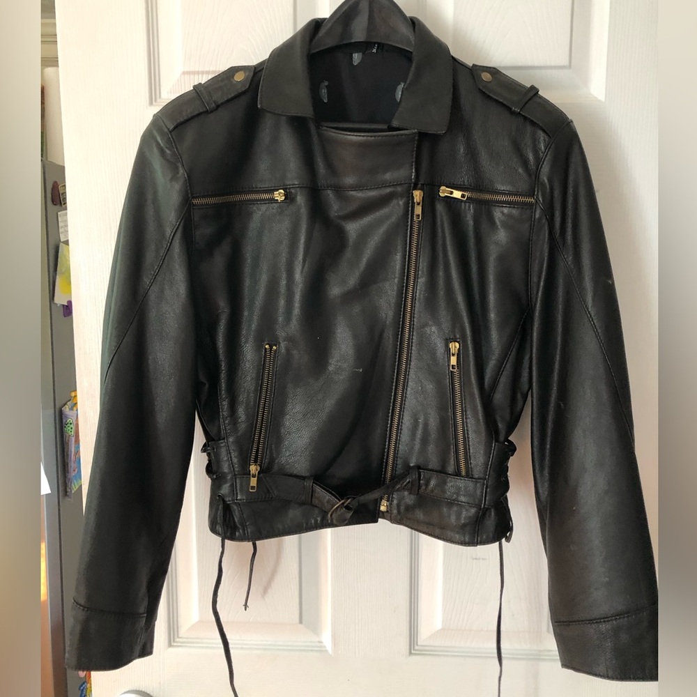 Vintage German  Leather Jacket